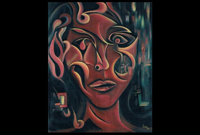 Oil painting by Lena Aydenian, archive reference A00012. Low resolution placeholder recovered from her archived website; a high resolution photograph and a confirmed title are still to come.