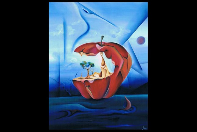Oil painting by Lena Aydenian, archive reference A00022. Low resolution placeholder recovered from her archived website; a high resolution photograph and a confirmed title are still to come.