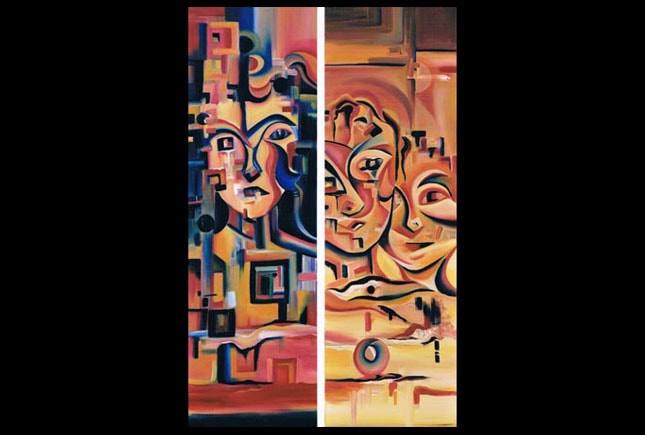 Oil painting by Lena Aydenian, archive reference A0008. Low resolution placeholder recovered from her archived website; a high resolution photograph and a confirmed title are still to come.