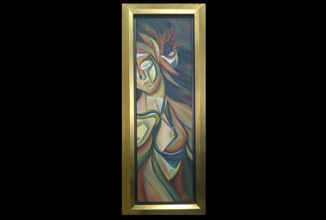 Oil painting by Lena Aydenian, archive reference M00003. Low resolution placeholder recovered from her archived website; a high resolution photograph and a confirmed title are still to come.